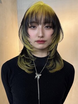 ギークス(GEEKS) 【GEEKS渋谷】イエロー/ハイトーン/ブリーチ/デザインカラー