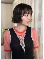 トリッカ 銀座(tricca)&nbsp;ボブ/パーマ/ニュアンスパーマ/顔周りレイヤー/ボブパーマ