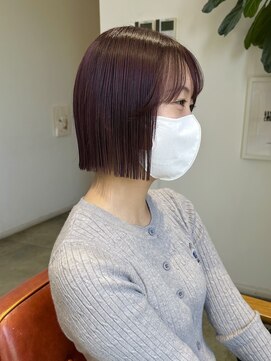 クオン 伊勢崎(QUON.) ラベンダーカラーボブ