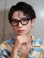ライラ(Lyla)&nbsp;men's［salonLyla］ウェットグランジかきあげセンターパート