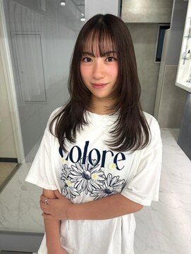 スウィープ(sweep) オリーブグレージュ／シャギーカット