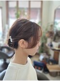 アップスタイル☆シニヨンヘア