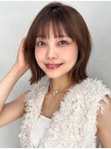 結べるボブレイヤーカット外ハネボブくびれヘア小顔カット