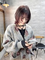 ソー(so.)&nbsp;レイヤーボブ/ボブレイヤーカット/ウルフボブ/モーブピンク/横浜