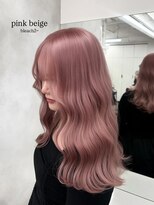 ベレーザ 渋谷(BELEZA)&nbsp;18037ダスティピンクローズブラウン顔回りカットコーラルピンク