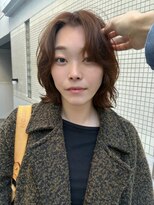 ナヌークカフラ(nanuk kafla)&nbsp;レイヤーボブにナチュラルブラウン！