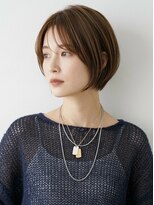 キビト(kibito)&nbsp;新宿曙橋市ヶ谷四ツ谷丸みショートボブ大人可愛い20代30代40代
