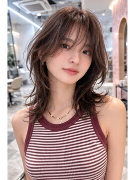 ソレイユトウキョウシブヤ(SOLEIL TOKYO shibuya) 小顔に見せる!ネオウルフ×ショコラベージュ