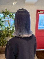 エイム ヘア リアム 調布店(eim hair liam)&nbsp;スモーキーブルージュ/ボブレイヤー/切りっぱなしボブ/透明感