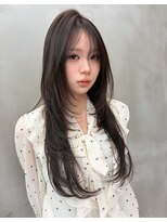 ロンドルーチェ 心斎橋(Lond luce)&nbsp;ダークパープル×ナチュラルショート［髪質改善/縮毛矯正］