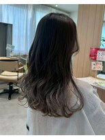 ファムバイアヴァンス(Femme by AVANCE.)&nbsp;透け感グレージュロング