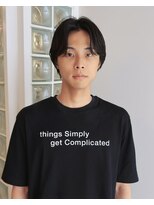 フィルムス 表参道(FILMS)&nbsp;men's/顔周り/ニュアンスパーマ/黒染め/韓国/ダウンパーマ