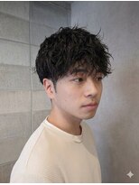 ワンワンオー バーバーショップ コンチネンタル(@110 BARBER SHOP continental)&nbsp;シャドウパーマ