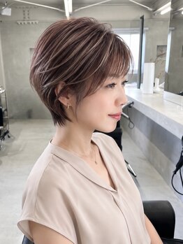サムシング(Something.)の写真/清潔感のあるキレイな店内で、自分のなりたいを叶える―。まとまりの良い、自然なスタイルならお任せ◎