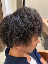 アール エー シー ツイン ゲート(RAC Twin Gate)&nbsp;波巻きパーマ×無造作