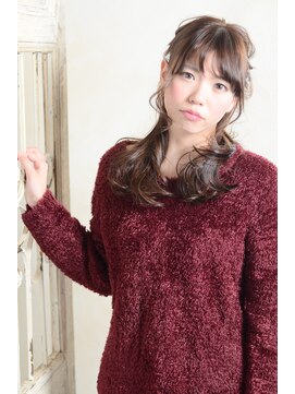 シェア(SHARE hair make works) 【SHARE】★上質な大人の雰囲気ハーフアップ★