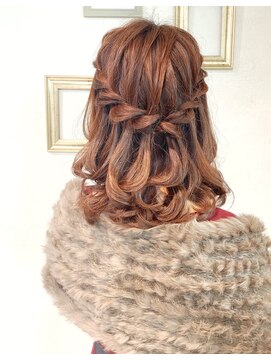 カルテット(Quartett) 【Quartett】ウォーターフォールハーフアップ