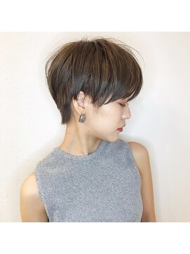 レンク(LENC) Coast.ベリーショート×パールアッシュ×ハンサムベリーショート