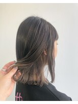 ヘアメイク オブジェ(hair make objet) インナーカラー　韓国スタイル