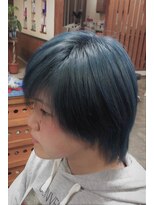 ラスティー(hair collection Rusty) ブリアントブルーショート