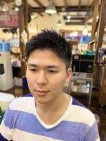 ウィード(WEED)&nbsp;ビジカジ☆アップバングハンサムショート☆モテ髪刈り上げ