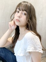 アイティー バイ アルバム 浦和店(IT by ALBUM) ラフウェーブ_オリーブカラーハイライトカラー_47918