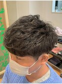 【4月】　メンズパーマ　束感マッシュショート　瀬谷凌