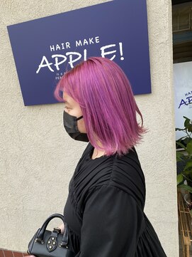 アップル(APPLE!) ピンク