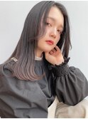 10代20代/大人かわいい韓国風艶感ピンクベージュグラデーション