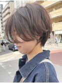 前下がりショート ヌーディーグレージュ 担当 カタダ
