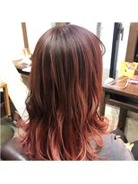 オンスター(ONSTAR)&nbsp;大人かわいい小顔☆愛されくすみピンク×ゆるウェーブ