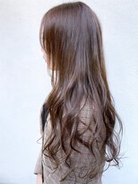 モルニ(MORNI)&nbsp;マロンブラウン_マロンベージュ Aラインボブ かきあげ