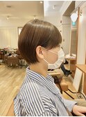 10代20代30代耳かけマッシュ丸みショートボブ