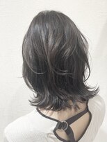 ジェービーヘア 稲毛(jb hair) 外ハネボブシルキーベージュ/デザインカラー/グレージュカラー