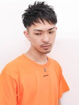 ルックグッドストア(LOOK GOOD STORE)&nbsp;束感ツーブロックマッシュパーマウルフ波巻きスキンフェード238