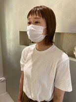 リィベ(Liibe)&nbsp;guest snap　#外はねボブ#ワイドバング#オン眉