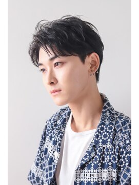 ルシードスタイルサワ(LUCIDO STYLE sawa) 大人男性メンズカットニュアンスセンターパートナチュラル