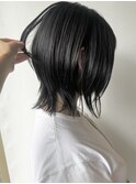 【morio原宿】ウルフボブ　暗髪