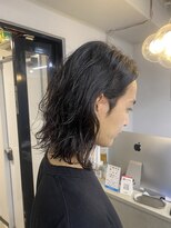 men'sボブ/スパイラルパーマ