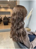 【人気スタイル】コテ巻き風ウェーブパーマ♪