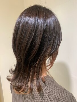 アズール 草加(azule) ウルフスタイル　インナーカラー