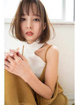 ピンク シー バイ アンジェリカ 瓢箪山2号店(PINQ she by ANGELICA) #ボブ　#丸みボブ　#タンバルモリ　#レイヤーボブ