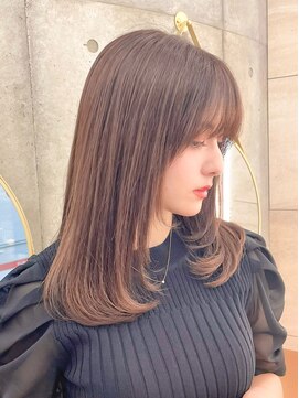 ロンドホットリップ 立川(Lond hot lip) 似合わせカットレイヤーカット メルティカラーフェミニンロング