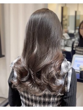 ソヨン 栄2号店(SOYON) 《グレージュ/トレンドカラー/ブリーチ無しWカラー》