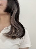 インナーカラー ラベンダーグレージュ 表参道
