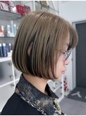 丸みボブ小顔イメチェン似合わせ美髪20代30代
