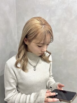 アイス(kice) 2回ブリーチハイトーンベージュ♪