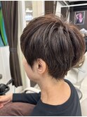耳出しショート×ハイライト