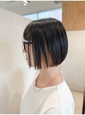 【篠原】パツパツボブにインナーカラー