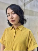 ”ボブ×しかっりパーマ” なかもと はな